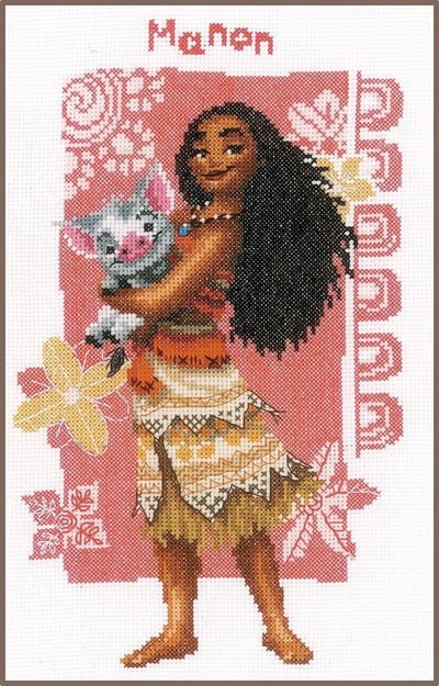 Telpakket kit Disney Moana and her first mate  - Vervaco - PN-0168572