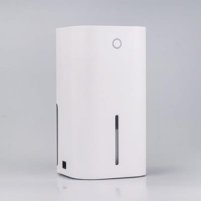 Kleine Luchtontvochtiger - Huishoudelijk Apparaat - Vochtige Ruimtes - Stille Werking - 850 ml Tank - Wit