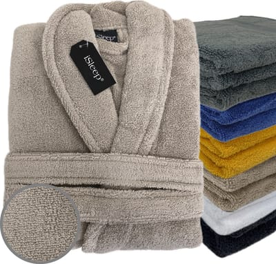 iSleep Terry Badjas - 100% Katoen - Unisex - Maat S - Taupe