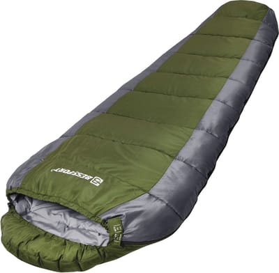 Warm en Lichtgewicht 3 Seizoenen Slaapzak voor Camping en Trekking - Waterafstotend Mummieslaapzak