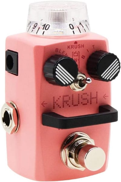 Digitale Effectpedaal - Bitcrusher Reducer - Muziek Maken - Drie LoFi Modi - 7.4 cm - Roze