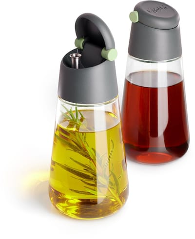 Lékué Olie/Azijn Dispenser - Set van 2 - Grey