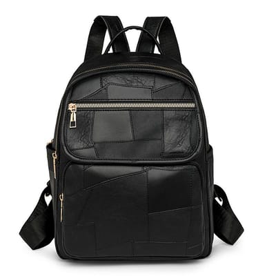 Nieuwe Trendy Koreaanse Versie van Veelzijdige Eénschouder Crossbody Modieuze Zachte Leren Rugzak voor Dames