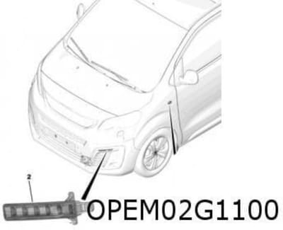 Opel/Fiat/Peugeot/Citroen mistlamp Links/Rechts (LED) zwart Origineel! 9824531480 (Bekijk de beschrijving voor de juiste autotypes en de daarbij horende jaartallen)