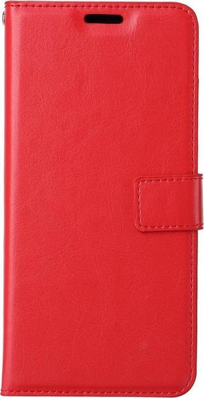 LuxeBass Hoesje geschikt voor Motorola Moto G60s - Rood - Book Case - Portemonneehoesje - Kaartenhouder gsm hoesje - telefoonhoes - telefoonhoesjes