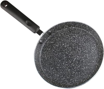 Koekenpan - Omeletpan Grillpan - Ontbijt Maken - Keramische Coating - 41x24x2 cm - Zwart