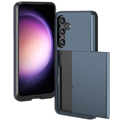 imoshion Hoesje met Pasjeshouder - Geschikt voor Samsung Galaxy S24 - Donkerblauw