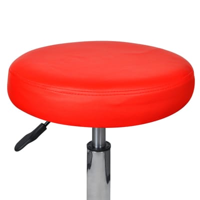 vidaXL - Kantoorkrukken - 2 - st - 35,5x84 - cm - kunstleer - rood