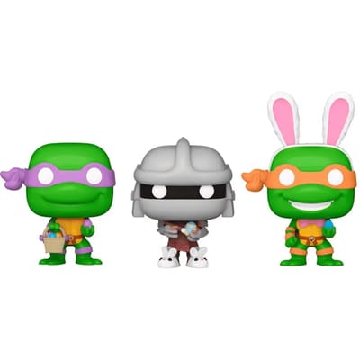 Beeldje Funko Carrot Pocket POP blister Ninja Turtles Donatello Shredder Michelangelo (x3)