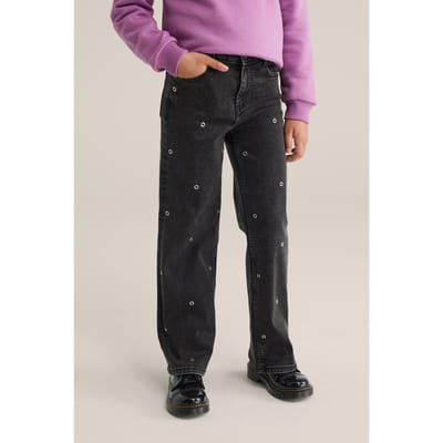 WE Fashion 5-pocket High Waist Black Taglia: 146 | Jeans Outlet | kids | Nero