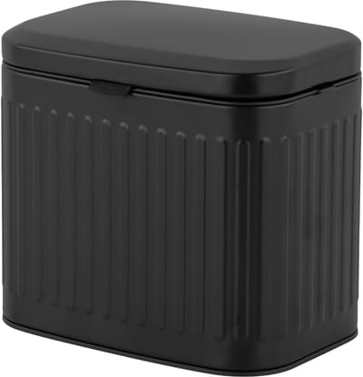 Gft-afvalbakje - 4 liter - rvs - zwart