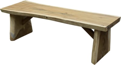 Boomstam tuinbank 150x40-50xH46,5 cm