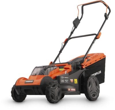 Powerplus Dual Power accu grasmaaier POWDPG75611 - 40 V, 430 mm Ø grasmachine, met grasopvangsysteem en achteruitworp