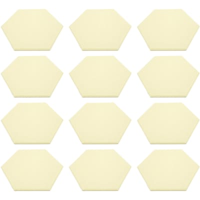 12 Stuks Geluidsabsorptiebord Hex Zelfklevende Akoestische Panelen Wiggen Muur Geluidsdichte BehuizingRoze
