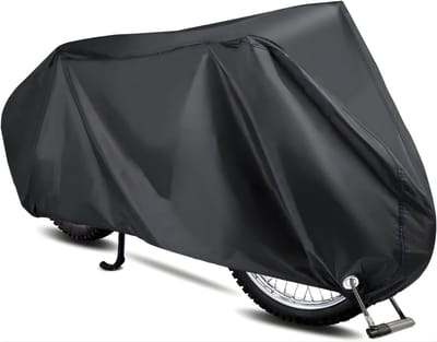 DnA® Motorhoes - Motorhoes Waterdicht Buiten - Regenhoes - Zwart - 24cm x 19cm x 4cm