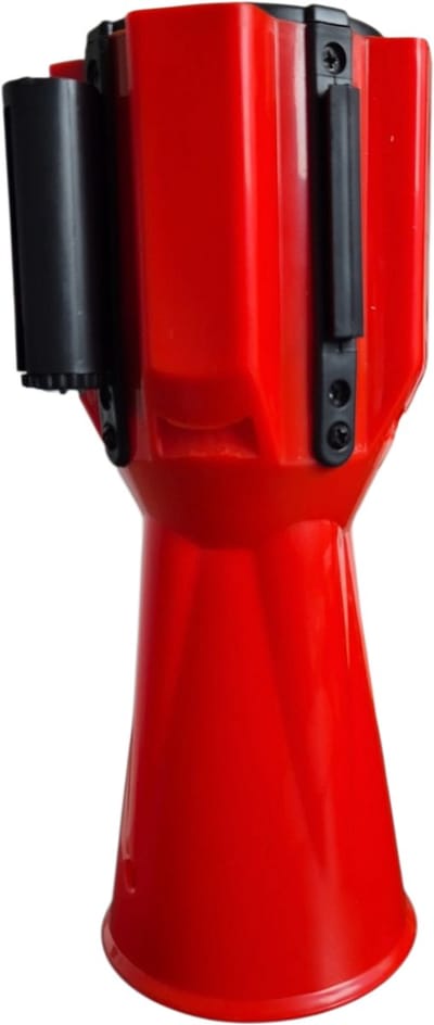 Mexxo Afzetlinthouder - Universeel voor Verkeerspion - 2 stuks - Rood/Wit Afzetting - 5 meter