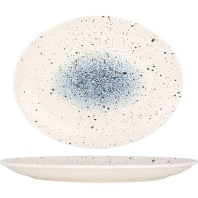 Rinart Serveerschaal - Splash - Porselein - 31 cm - set van 2