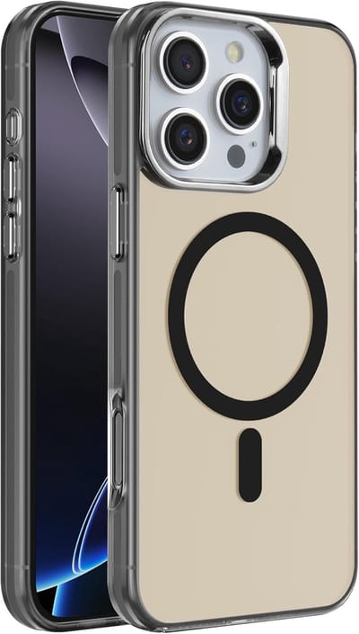 Magnetische hoes Geschikt voor: iPhone 16 Pro - Compatibel met Magsafe - Slank, dun, schokbestendig hoesje - Zwart