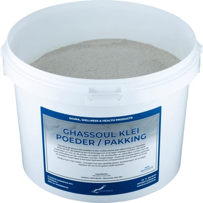 Ghassoul klei poeder pakking 10 kg - 100% natuurlijk - voor klei masker en lichaamspakking