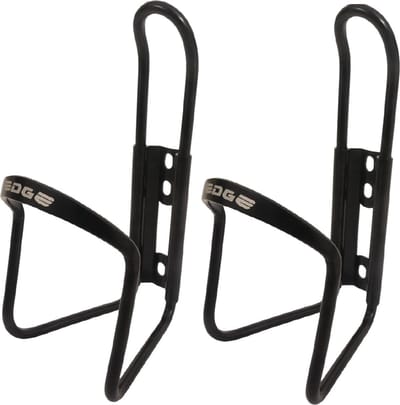 2x Bidonhouder aluminium - Zwart - Mountainbike Racefiets bidonhouders - compatibel Tacx/elite