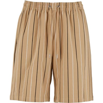 Urban Classics - Printed Pinstripe Korte broek - S - Multicolours