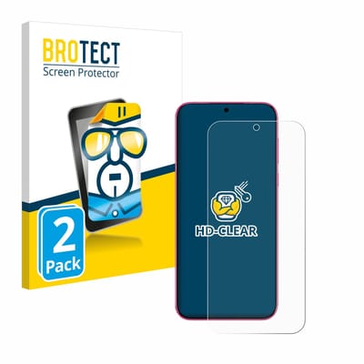 BROTECT - Screenprotector voor Huawei Pura 70 - Folie Beschermfolie transparant 2 Stuks