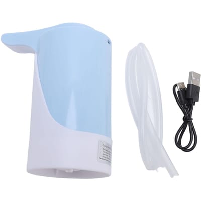 Fles Waterpomp Automatische Waterdispenser Draadloos Draagbaar Elektrisch Opladen Drinkwaterkan white