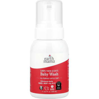 Babywasmiddel, Simply Unscented, 185 ml (6.27 fl oz) white