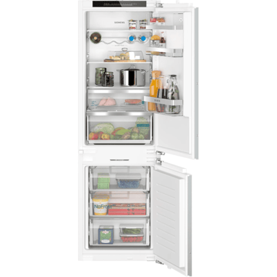 Siemens KI86NADD0 - iQ500 - Inbouw koelkast - koel-vriescombinatie - 177.2 cm x 55.8 cm - Vlakscharnier - softClose - noFrost: nooit meer je vriezer ontdooien - hyperFresh meer ruimte voor groente en fruit