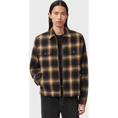 AllSaints Mathers Jacket Trail Brown Taglia: XS | Giacche leggere Outlet | Uomo | Marrone