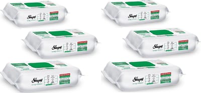 Sleepy Easy Clean Reinigingsdoekjes met Witte Zeep – 6 x 100 Stuks – 600 Multifunctionele Vochtige Schoonmaakdoekjes - Yuzey Temizleme Mendili Beyaz Sabun - White Soap Cleaning Wipes