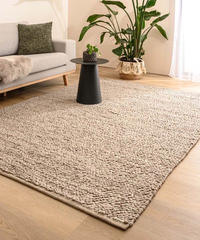 Wollen vloerkleed - Agder beige 200x300