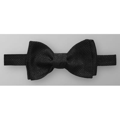 Eton Strikje Silk Metallic Bow Tie Zwart / male