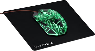 Trust GXTX 783 Izza Gaming muis & Muismat - 4000 dpi - verlichting