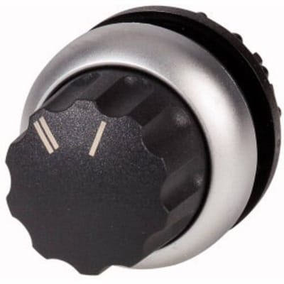 Eaton 216857 M22-WR-X92 Keuzetoets Kunststof frontring Draaischakelaar Zwart 1 stuk(s) Piece