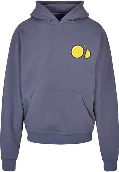 Merchcode - Lemon Party Oversized Hoodie/trui - L - Blauw