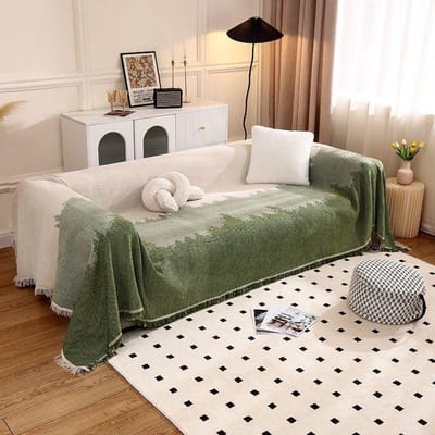 Sofahoes Deken voor Alle Seizoenen Allesomvattende Sofadoek Chenille Cover Woonkamer Sofahoes Anti-kattenkrab 180x130cm