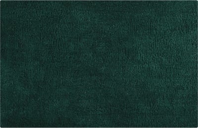 MSV Badkamerkleedje/badmat tapijtje - voor op de vloer - donkergroen - 45 x 70 cm - polyester/katoen