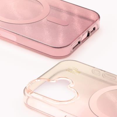 iDeal of Sweden Clear Case geschikt voor MagSafe geschikt voor iPhone 16 - Rose Blush