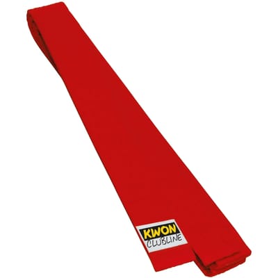 Red budō zachte riem Kwon