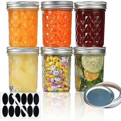 DailySupplies® Overnight Oats Potjes - Mason Jar - Meusli Beker met Deksel