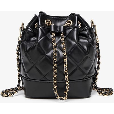Hoge kwaliteit Schoudertas voor Dames Tas Diamanten Ketting Crossbody Tas Koreaanse Stijl Licht Luxe Modieuze Bucket Bag voor Dames Tas black