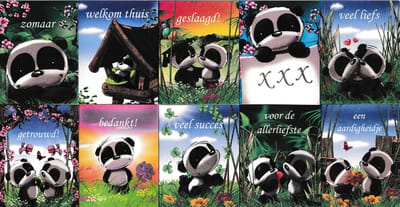 Bloemenkaartjes - 250 Stuks - Minikaartjes – 5 x 6.5 cm - Bloemist - Kadootjes – BK-029