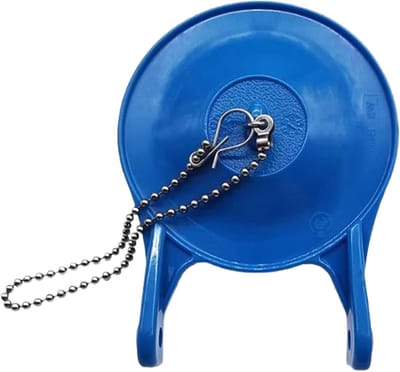 Toilettenspülkastendeckel Ersatz - Toilettenflapper Dichtung - Badkamer Reparatie - Universele Pasvorm - 8 Cm - Zwart