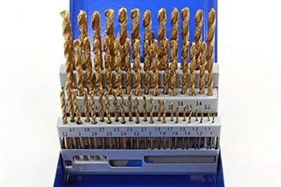 51-delige HSS Metrische Boortjes Set voor Metaalboringen 1-6mm