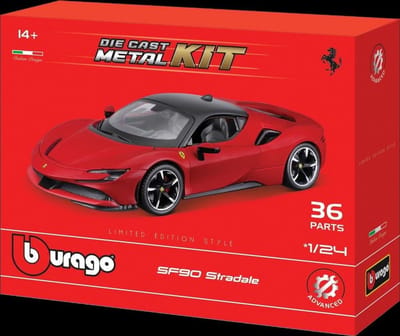 Ferrari SF90 Stradale Modelbouwset 1:24 - Realistische Replica voor Modelbouwers vanaf 14 jaar