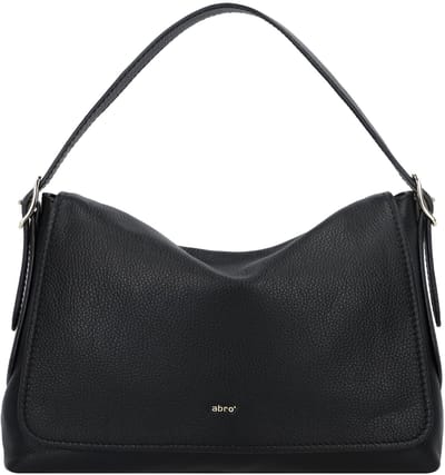abro Carina Schoudertas Leder 26 cm - Dames - black-gold