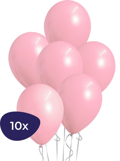 Roze Ballonnen - 10 stuks - Helium Ballonnen - Latex - Sweet 16 Versiering - Gender Reveal Versiering