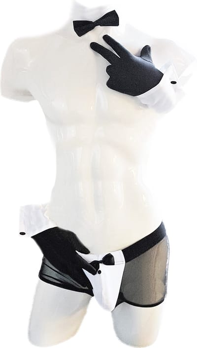 BamBella® - S/M Stripper set Man - Gigolo broek kostuum sexy lingerie man heren Strip valentijn kleding