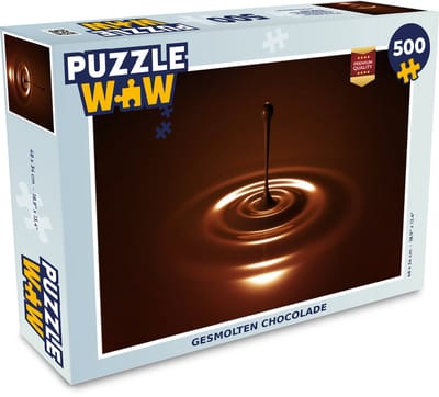Puzzel Gesmolten chocolade - Legpuzzel - Puzzel 500 stukjes